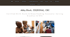 Desktop Screenshot of abbyblock.com